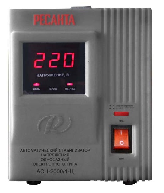 Стабилизатор напряжения РЕСАНТА АСН-2000/1-Ц