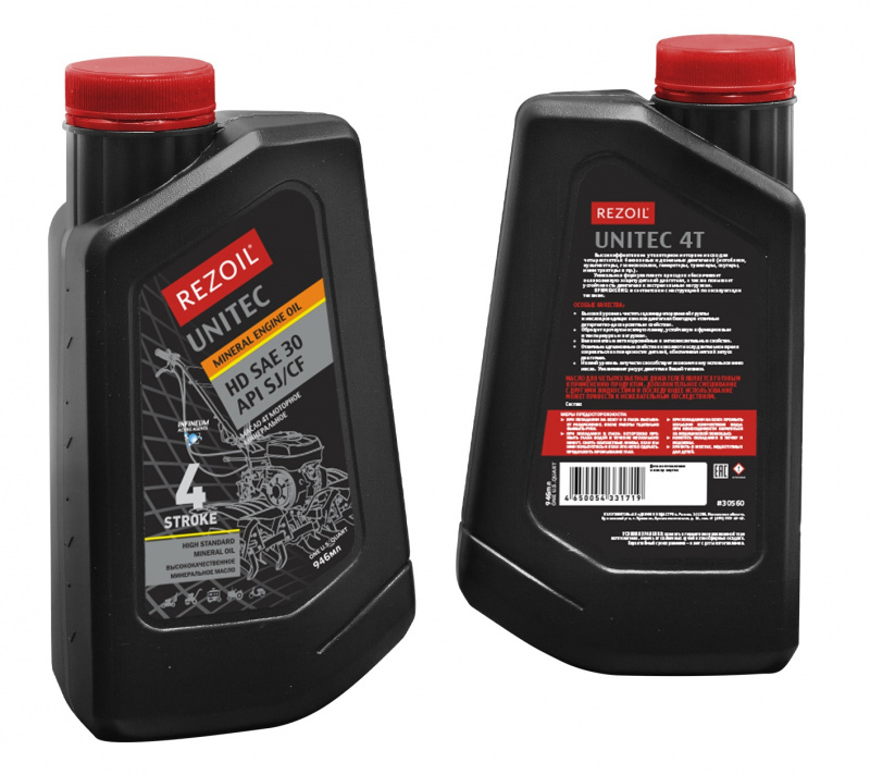 Масло моторное 4T REZOIL UNITEC HD SAE 30 0.946л