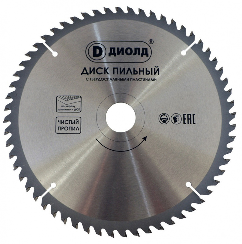Диск пильный ДИОЛД 254*30.0 60t