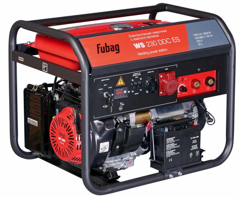 Генератор бензиновый сварочный FUBAG WS 230 DDC ES