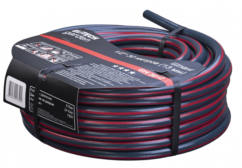 Шланг ПВХ армированный ELITECH GH 3012 1/2" 30м