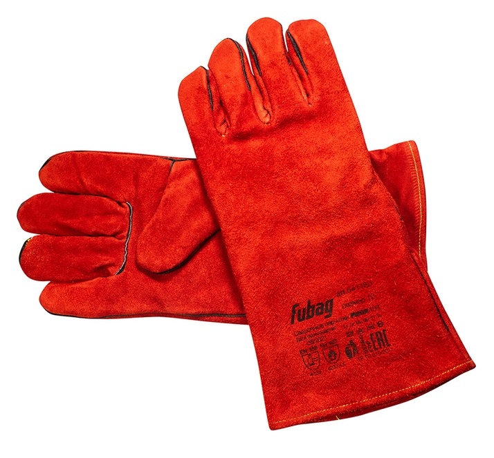 Краги сварочные FUBAG на подкладке красные FWGN 10R