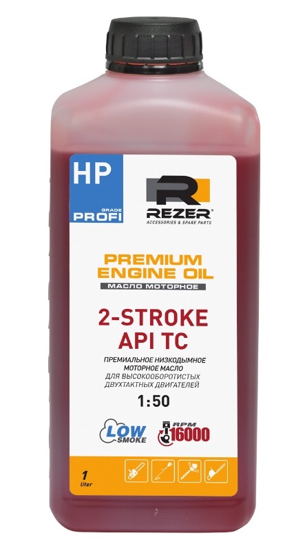 Масло моторное 2Т REZER PROFI API TC 1л 