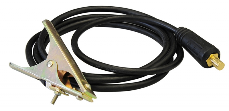 Зажим массы с кабелем ELITECH 300А DX50 3.0м 0606.000400
