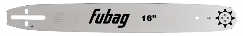 Шина пильная FUBAG 16" F41A 3/8"-1.3 38719
