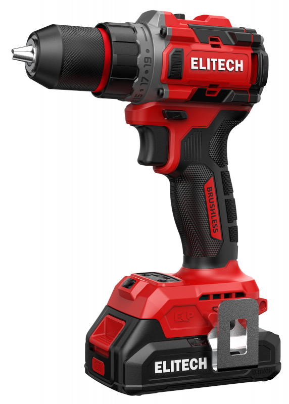 Дрель-шуруповерт аккумуляторная ELITECH ДА 20БЛ2 E2201.045.01