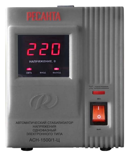 Стабилизатор напряжения РЕСАНТА АСН-1500/1-Ц