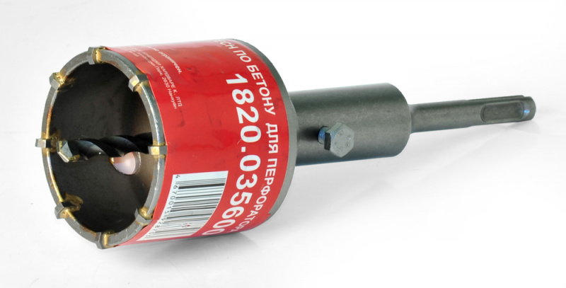 Коронка по бетону ELITECH SDS-plus 65мм 1820.035600