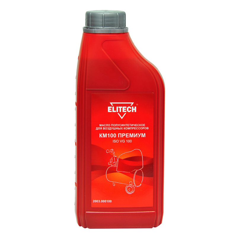 Масло компрессорное ELITECH КМ100 ПРЕМИУМ 1л 2003.000100