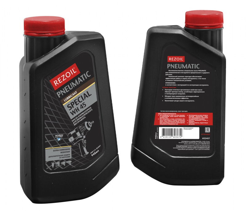 Масло д/пневмоинструмента REZOIL PNEUMATIC WH-45 0.946л
