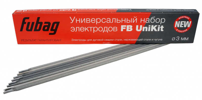 Набор сварочных электродов FUBAG FB UniKit 3.0мм 0.9кг