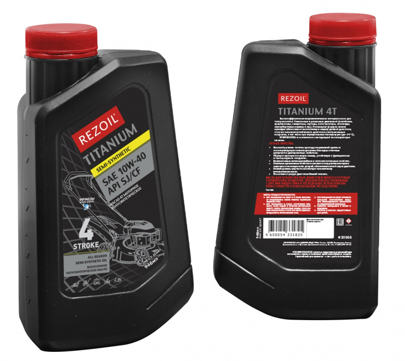 Масло моторное 4T REZOIL TITANIUM SAE 10W-40 0.946л