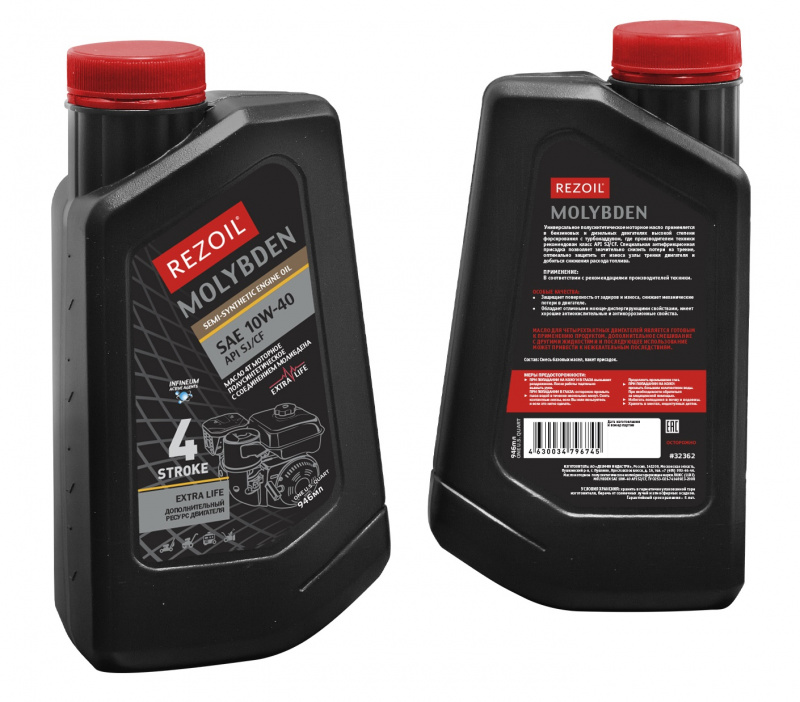 Масло моторное 4T REZOIL MOLYBDEN API SJ/CF 0.946л