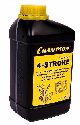 Масло моторное 4T CHAMPION SAE 10W-40 1л 952853