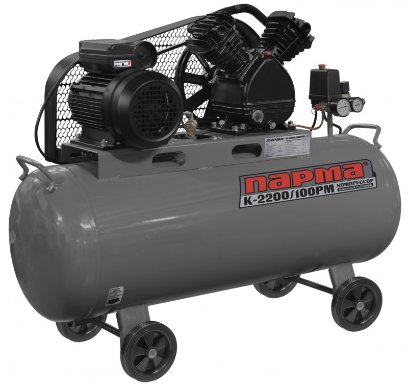 Компрессор масляный ременной ПАРМА K-2200/100РМ