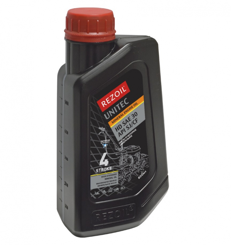 Масло моторное 4T REZOIL UNITEC HD SAE 30 API SJ/CF 0.6л