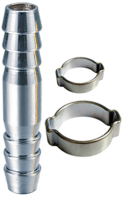Переходник FUBAG елочка - елочка 8мм + кольцо 11*13мм 2шт 180391