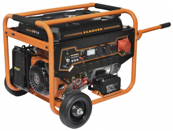 Генератор бензиновый CARVER PPG-8000E-3