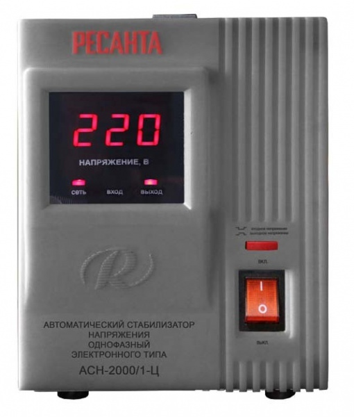Стабилизатор напряжения РЕСАНТА АСН-2000/1-Ц