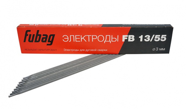 Электроды сварочные с основным покрытием FUBAG FB 13/55 3.0мм 0.9кг