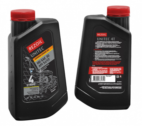 Масло моторное 4T REZOIL UNITEC HD SAE 30 0.946л