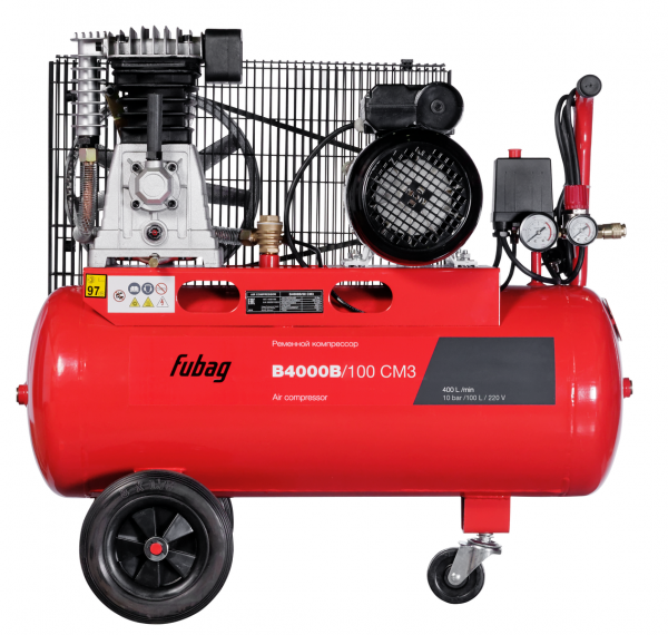 Компрессор масляный ременной FUBAG B4000B/100 СМ3