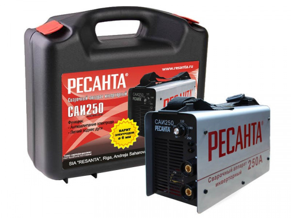 Инвертор сварочный РЕСАНТА САИ-250 КЕЙС