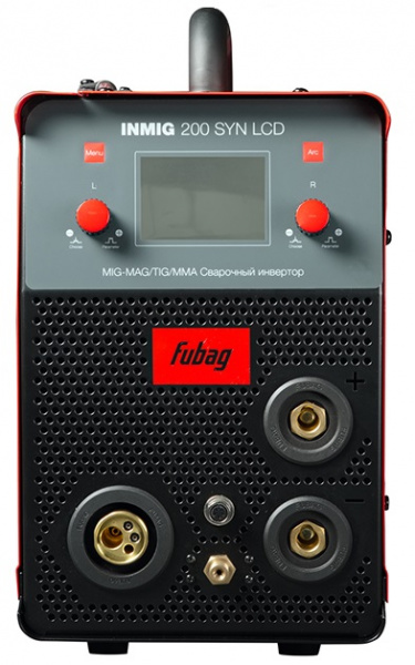 Инвертор сварочный полуавтомат FUBAG INMIG 200 SYN LCD + горелка FB 250 3м