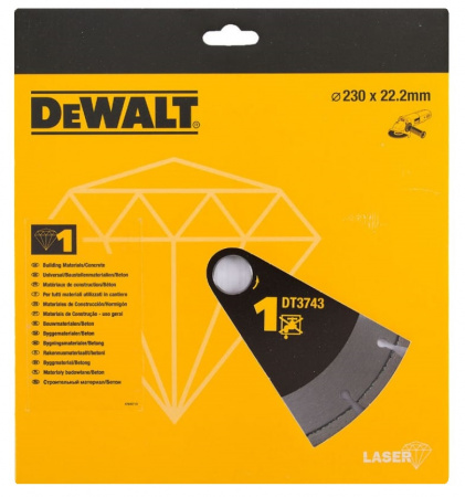 Диск алмазный DeWALT 230*22 универсальный DT3743