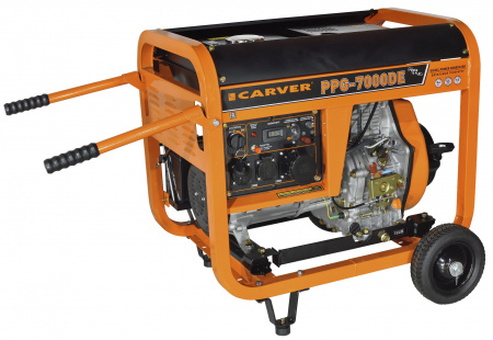 Генератор дизельный CARVER PPG-7000DE