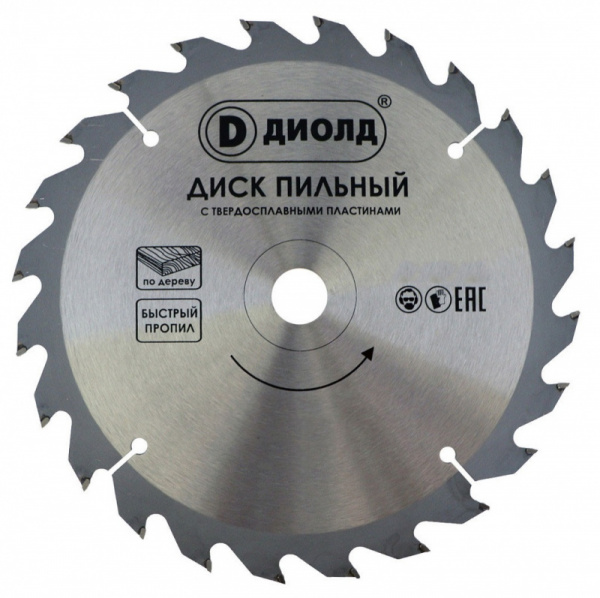 Диск пильный ДИОЛД 254*30.0 24t