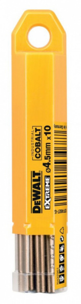Сверло по металлу DeWALT EXTREME COBALT 4.5*46*80 10шт DT4927