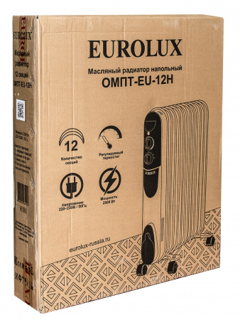 Обогреватель масляный EUROLUX ОМПТ-EU-12Н