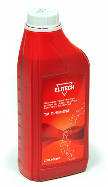 Масло цепное ELITECH ТМ ПРЕМИУМ 1л 2004.000100