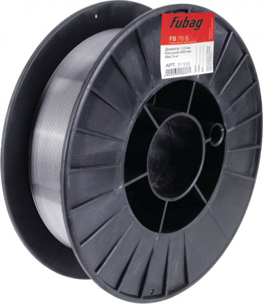 Проволока сварочная FUBAG FB 70S 1.0мм 200мм 5кг