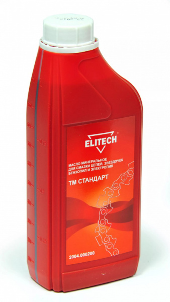 Масло цепное ELITECH ТМ СТАНДАРТ 1л 2004.000200