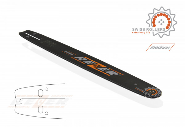 Шина пильная REZER PROFI 455 L 8 F