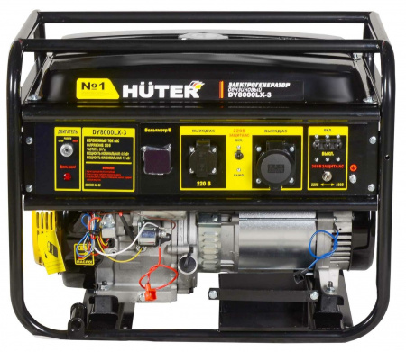 Генератор бензиновый HUTER DY8000LX-3