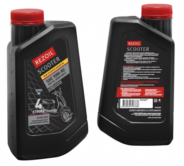 Масло моторное 4T REZOIL SCOOTER SAE 10W-40 0.946 л