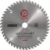 Диск пильный КАЛИБР 185*20 48t 130358