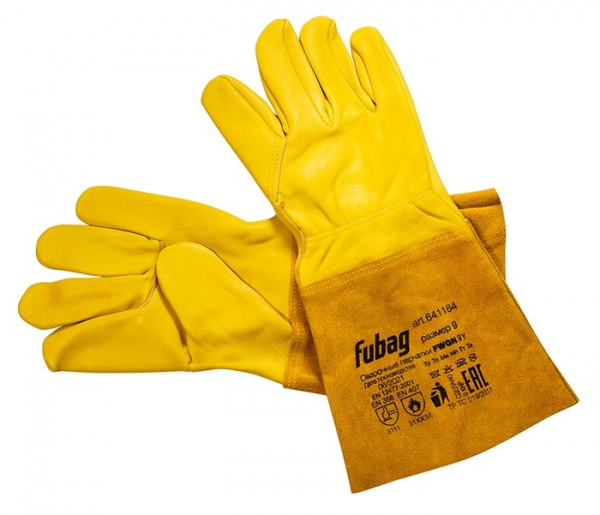 Краги сварочные FUBAG без подкладки желтые FWGN 9Y