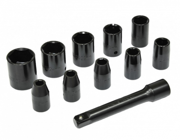Набор торцевых головок ELITECH 1/2" 10шт + удлинитель 0704.014500