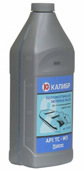 Масло моторное 2T КАЛИБР API ТС-W3 1л 130601