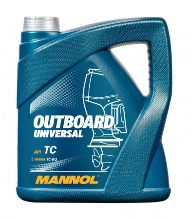 Масло моторное 2Т MANNOL OUTBOARD UNIVERSAL 4л