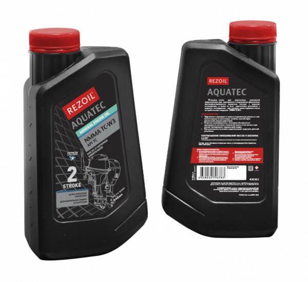 Масло моторное 2T REZOIL AQUATEC NMMA TC-W3 0.946л