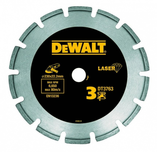 Диск алмазный DeWALT 230*22 гранит DT3763