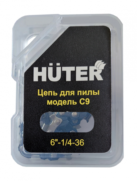 Цепь пильная HUTER С9 6" 1/4"-1.3-36