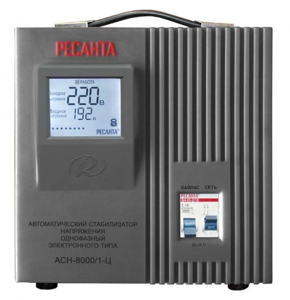 Стабилизатор напряжения РЕСАНТА АСН-8000/1-Ц