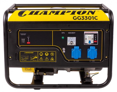Генератор бензиновый CHAMPION GG3301C