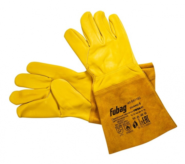 Краги сварочные FUBAG без подкладки желтые FWGN 8Y